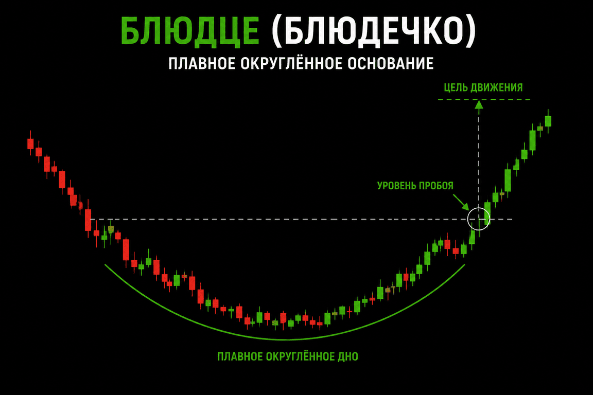 Блюдце — плавное округлённое основание