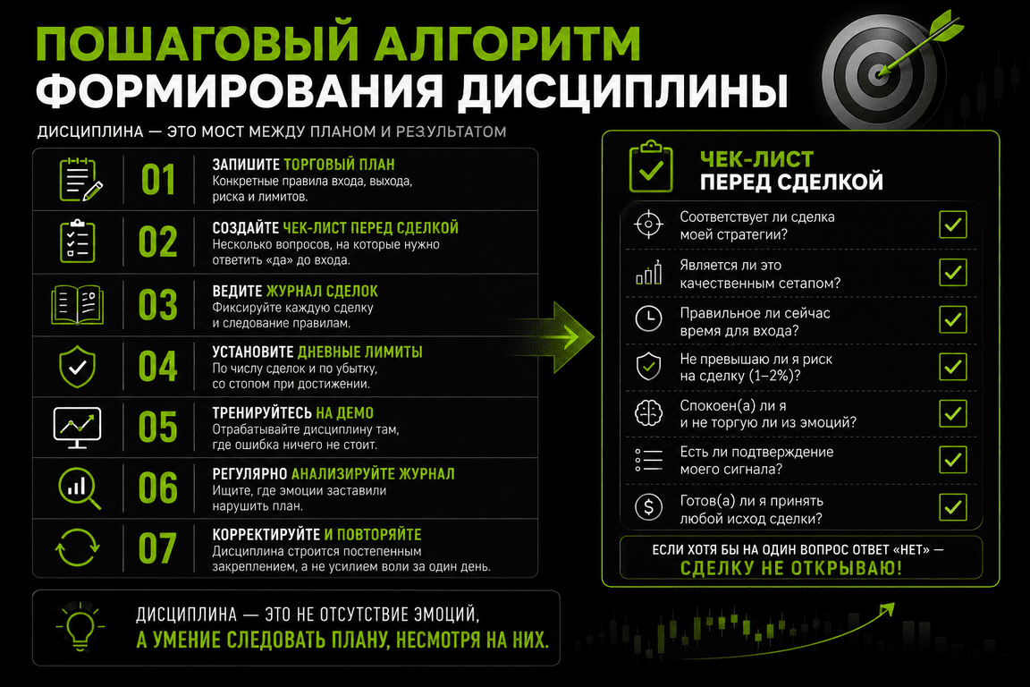 Чек-лист перед открытием сделки