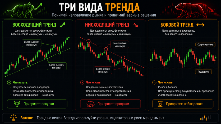 виды трендов